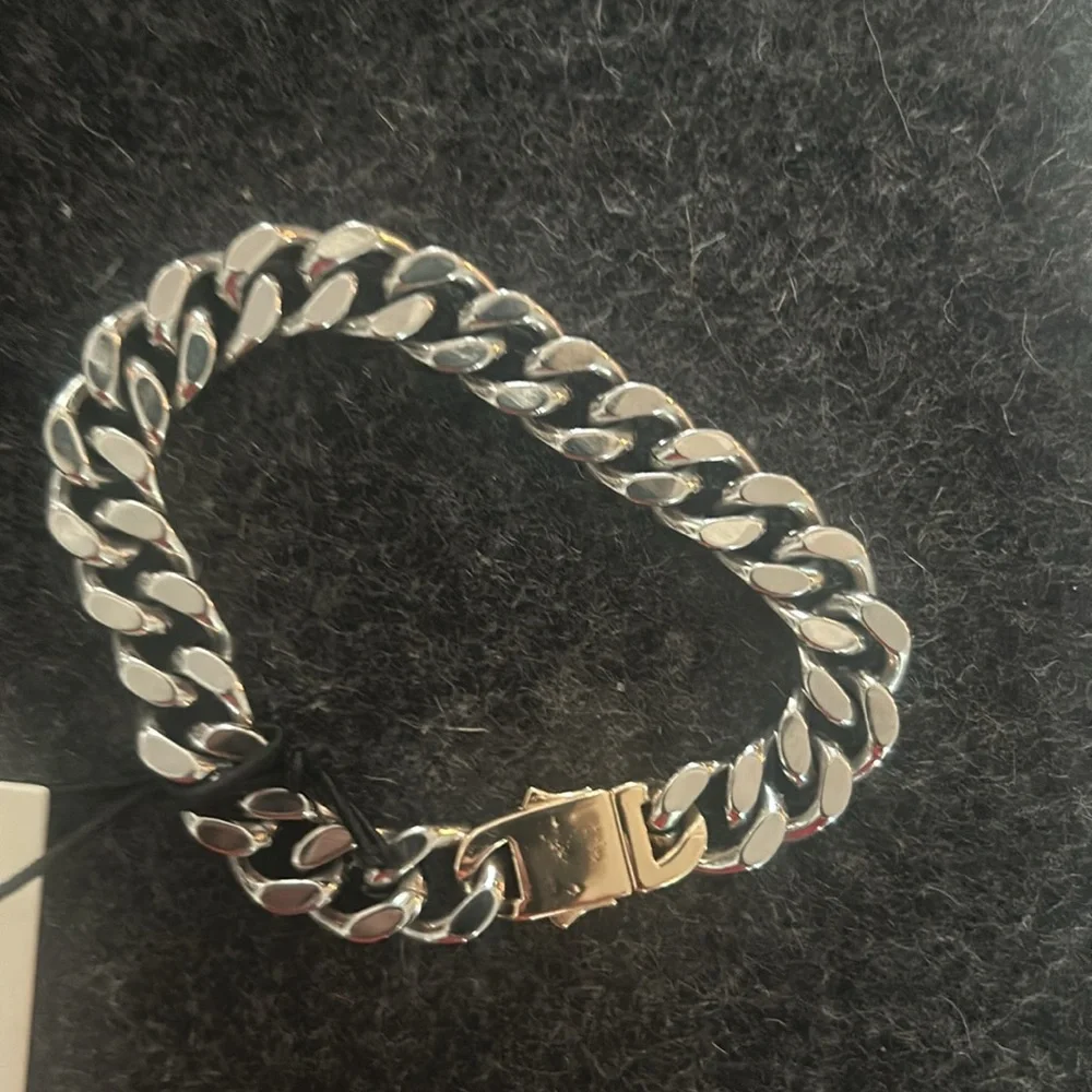 Open edit chain link bracelet gold silver - Picture 2 of 7